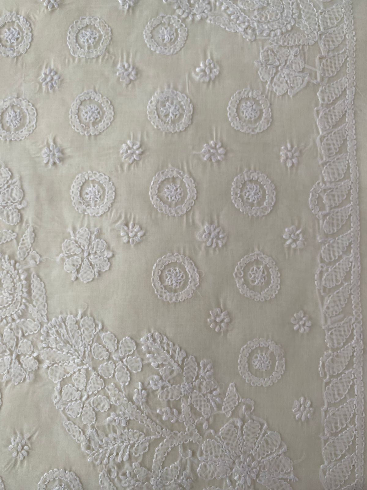 Karigiri Lucknowi Chikankari Saree for Women Ethnic Wear_KF0125